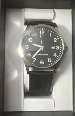 Amazon Essentials 42mm Men's Easy to Read Pilot Style Strap Watch