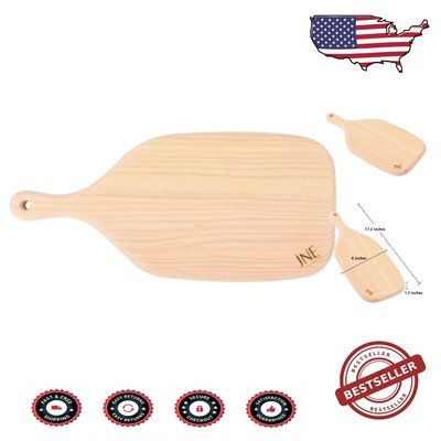 Natural Hinoki Cypress Reversible Cutting Board - Perfect Wedding Gift Option