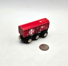 Lionel Heritage Red Santa Fe Freight Car - comp. w Thomas Train Wooden Railway