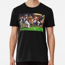 Dogs Playing Pool S to 5XL Made in the USA T-Shirt