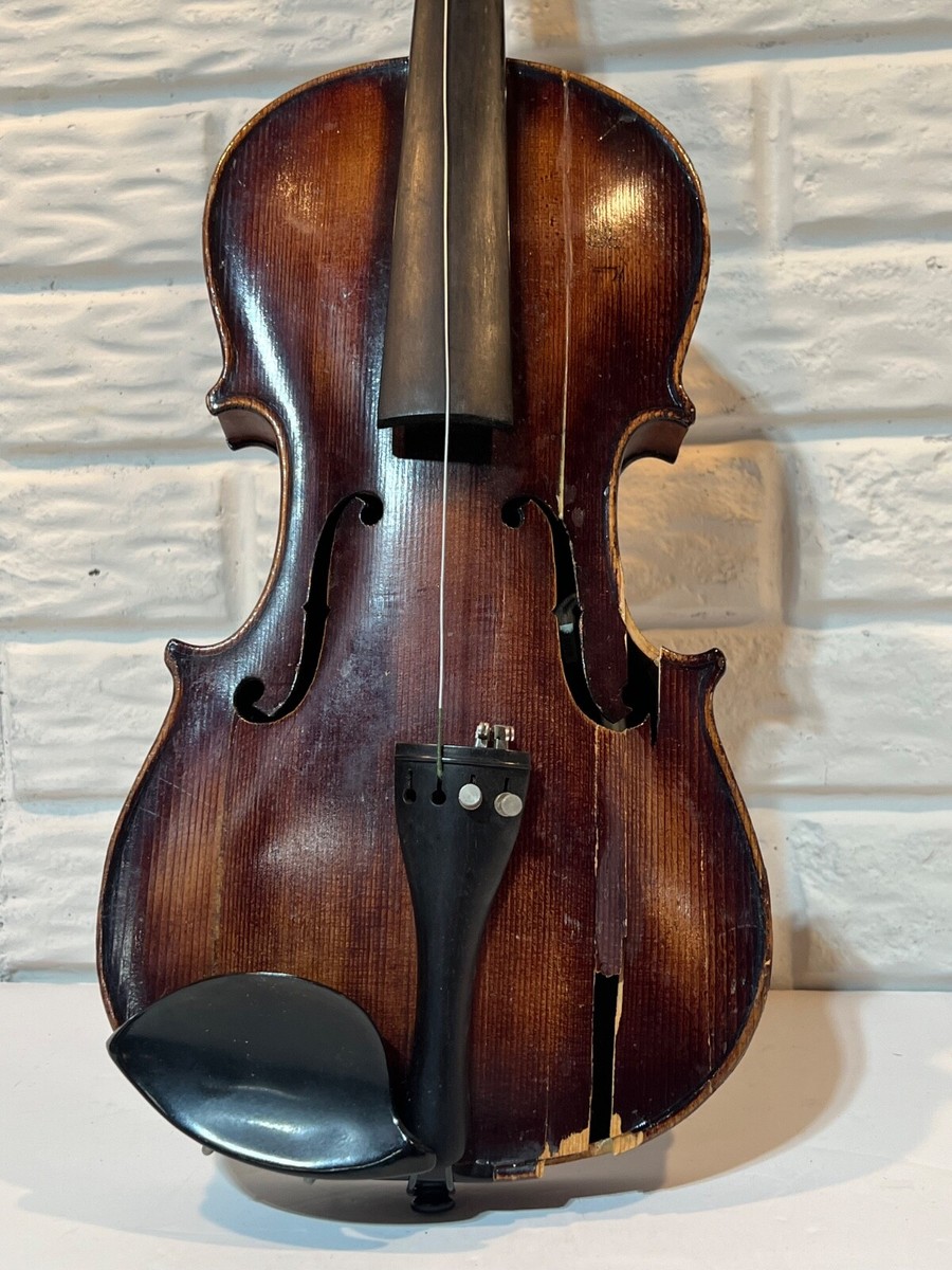 Violin 4/4 stamped Klotz , case and bow included, needs repair, | eBay