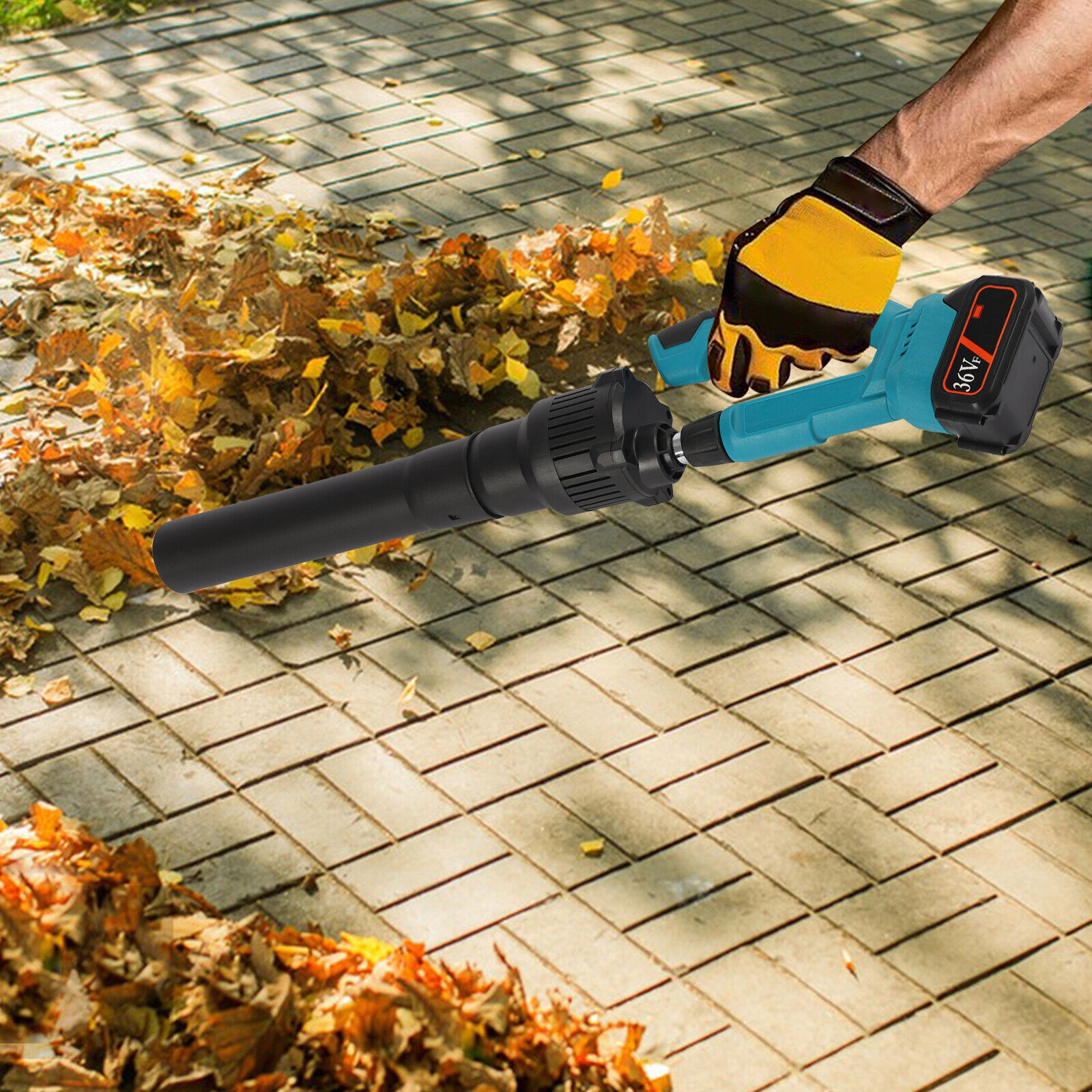 Cordless Leaf Blower And Decker Lightweight Rechargeable Lithium Battery Black 