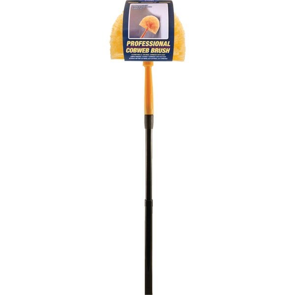(1)-Ettore Commercial Pro Cob Web Duster, attached pole with 118" reach  31028