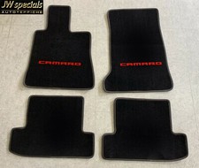 Autoteppich Fußmatten für Chevrolet Camaro Coupe rot Nubuk Velours ab 2016 