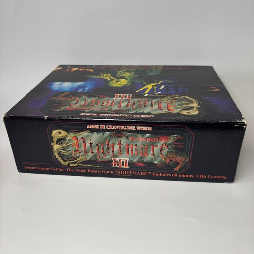 Vintage 1992 Nightmare III Video Board Game VHS Anne De Chantraine COMPLETE - Picture 2 of 7