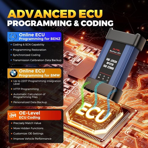 Autel MaxiIM IM608 PRO II KIT KEY PROGRAMMING Diagnostic Tool JVCI+ ECU Program - Picture 8 of 11