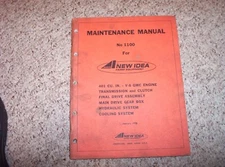 NEW IDEA MAINTENANCE MANUAL #1100