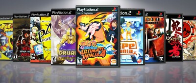 Replacement PlayStation 2 PS2 Titles N-Q Covers and Cases. NO GAMES! 