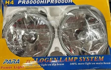Race Sport Rs-7008 7in Diamond Cut Round Headlight Conversion Lens holds H4 Bulb