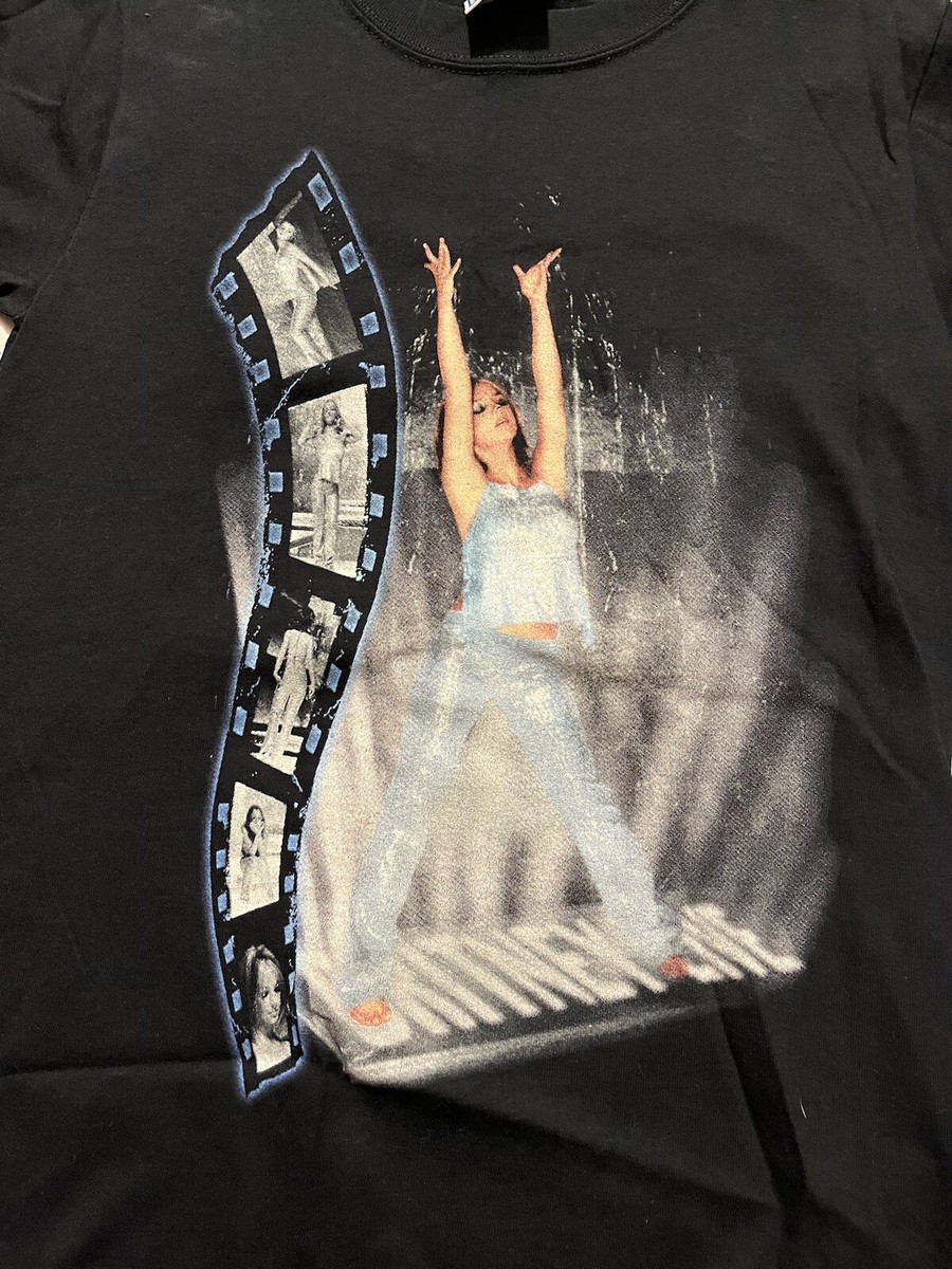 Vintage Britney Spears LIVE 2000 Youth M Tour T-Shirt Face CONCERT RARE EUC VTG View 2