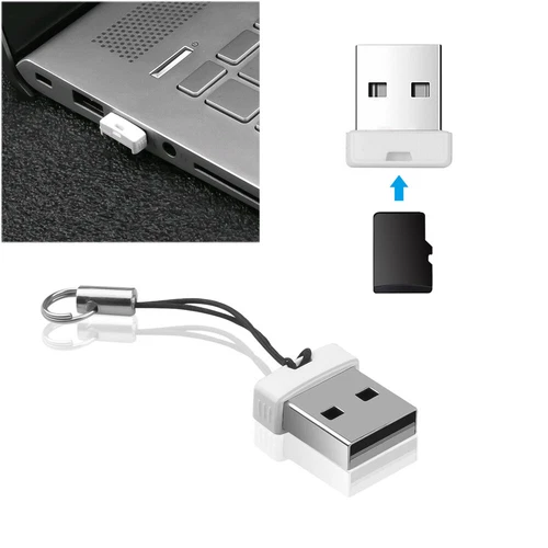 Mini Card Reader Super Speed USB 2.0 Mini Micro SD/SDXC TF Card Reader Adapter