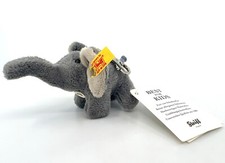 Steiff Plush Elephant Keyring Charm ID Button Tags 10cm 4in Best For Kids 2017