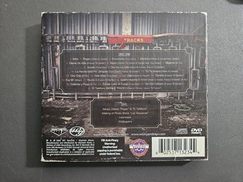 Wisin y Yandel LOS VAQUEROS DIGIPAK + CARDS Collector's Edition **Missing Disc** - Image 2 of 4