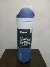 Owala FreeSip Stainless Steel Water Bottle / 24oz / Color: Riptide