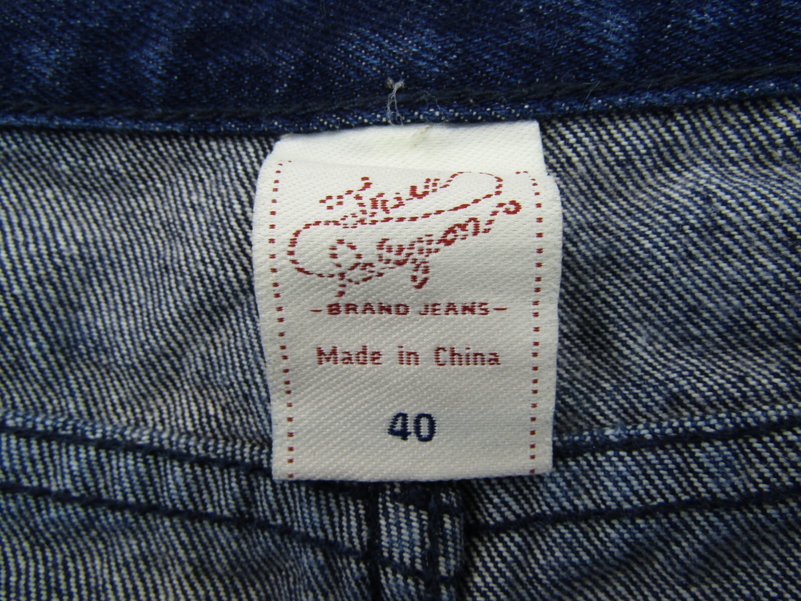 True Religion Jeans Mens Size 40 Vintage TR True Religion Club Denim Zip Button thumbnail 2