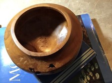 Bartlett Pear Wood Bowl Handmade 1992