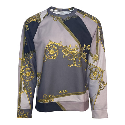 Versace Collection Men's Sweatshirt V8006870 VJ00580 Gray - BRAND NEW WITH TAG