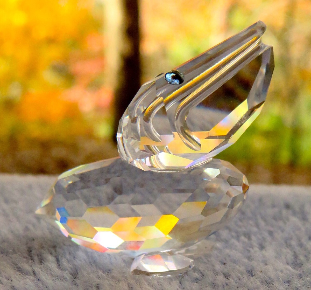 SWAROVSKI Crystal Feathered Beauties Pelican Figurine (#171899