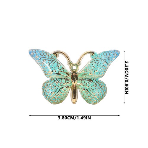 2 Pieces Schmetterling Handgefertigte Materialien Schmuckverzierung - 第 6/12 張圖片
