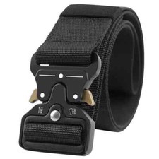Men's Military Tactical Nylon Belts - Work Belt Heavy-Duty Belt Quick Release