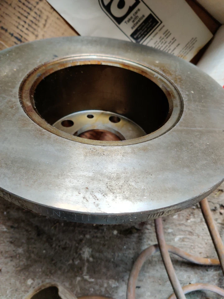 VW TRANSPORTER DISCO DE FRENO mk2 furgoneta autobús Foto 4 de 4