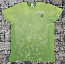 Abercrombie Fitch 84 Green Moose Distressed Muscle Vintage Tee T-Shirt Size XXL