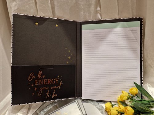 A4 Refilable Padfolio Notes Organiser  80 Pages 80 Gsm Dots Patern  - Picture 1 of 5