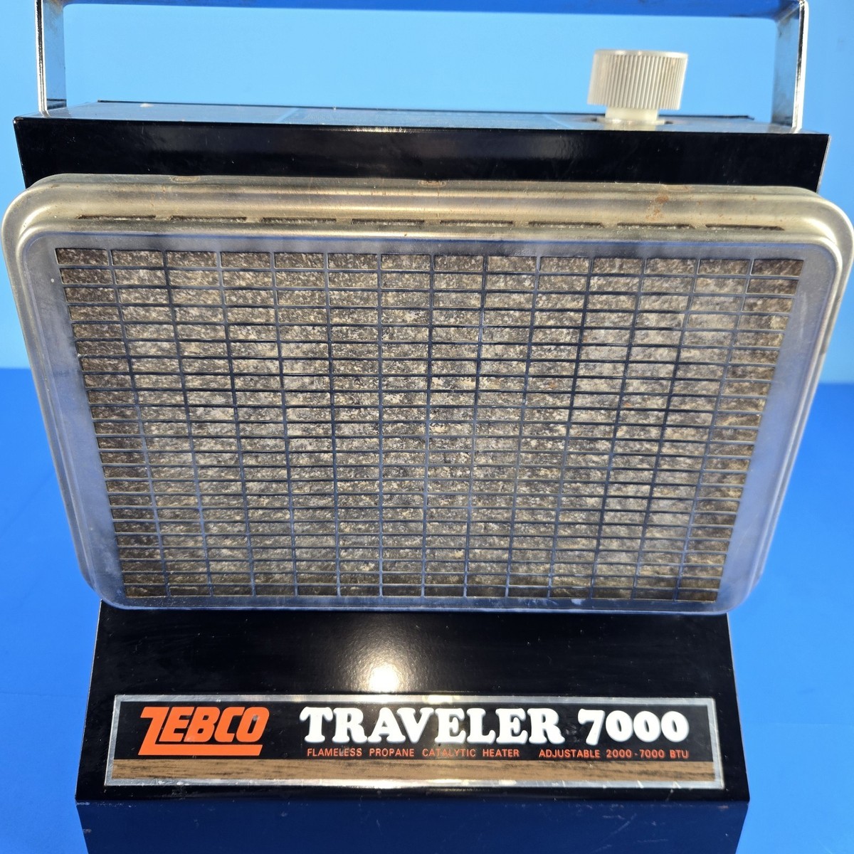 Vintage ZEBCO Traveler 7000 flameless propane Catalytic Camping