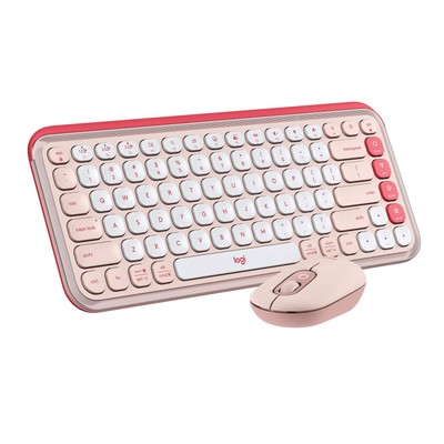 Logitech - POP ICON COMBO Compact TKL Bluetooth Keyboard and Mouse Bundle wit...