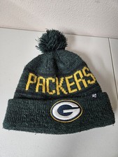 Green Bay Packers 47 Brand Beanie Green Yellow Black NFL Winter Hat Licensed Cap