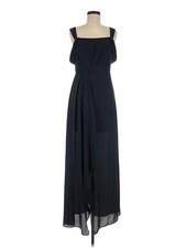 Halston Heritage Women Black Casual Dress 8