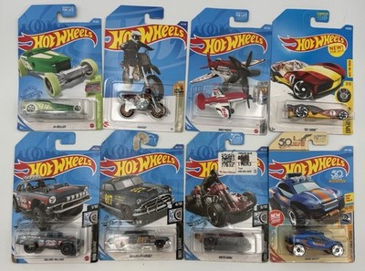 Lot of 8 Hot Wheels BRAND NEW Hi-Roller, Mad Propz, HW450F, Sky