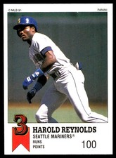 Harold Reynolds 1991 Panini Canadian Top 15 #55 Mariners MLB READ FREE SHIPPING