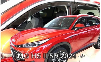 HEKO Wind Deflectors MG HS MK2 5-door 2024-onwards 4-pc Tinted