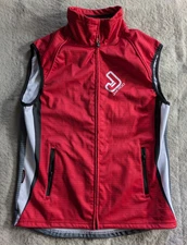 JAKROO Squall Vest Windstopper Cycling Mens Small Red Gray Grey