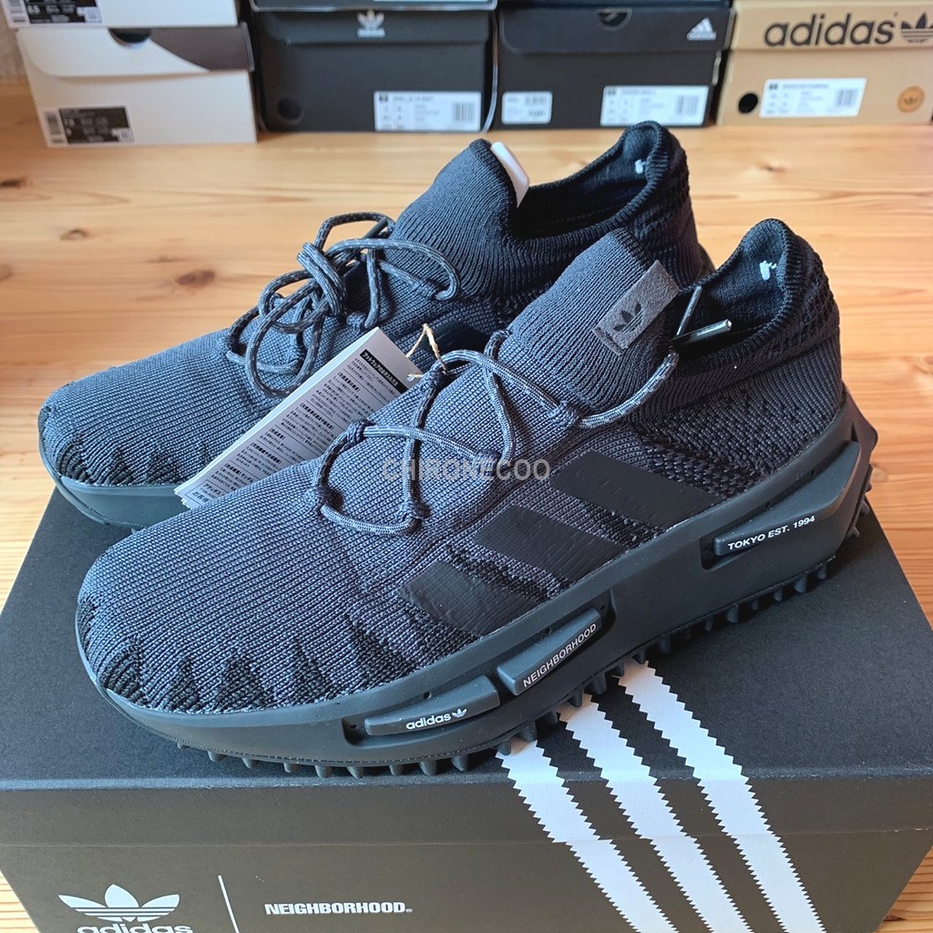 ADIDAS NMD S1 Knit x Neighborhood Low Core Black US 9.5 | eBay