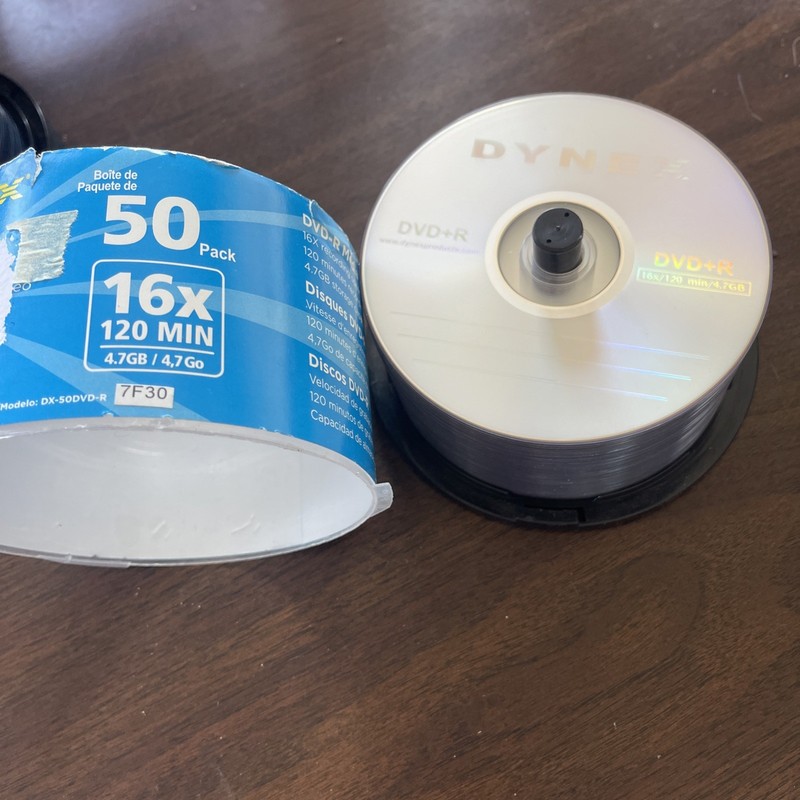 Dynex DVD+R - 41 Blank Disk - 16x Recording Speed - 120 Minutes - 4.7 GB