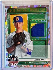 Samuel Matias 2023 Panini USA Stars & Stripes Signatures Prime Patch Auto 17/23