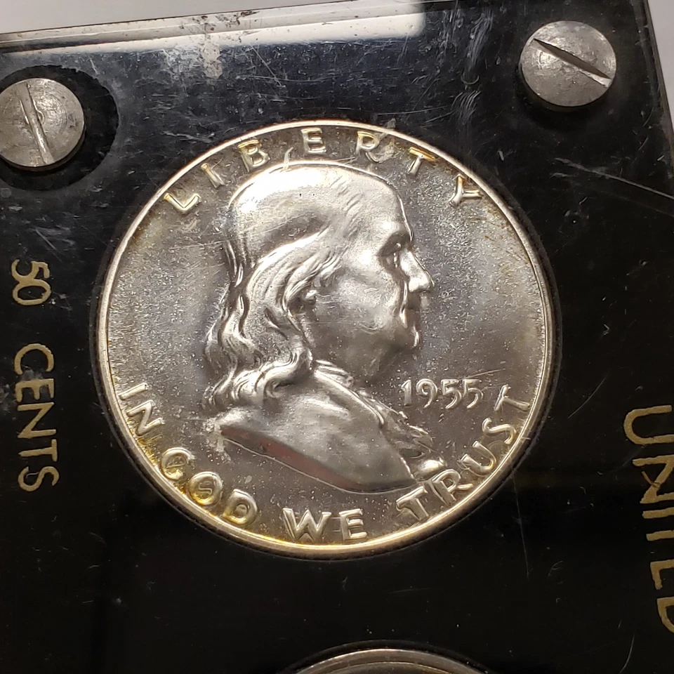 1955 US United States Silver Proof Set Capital Plastics Gem PF Cam - X5521 - Image 3 of 4