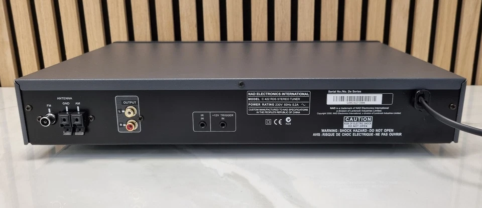 NAD C 422 Stereo Tuner C422 RDS AM FM Radio HiFi Baustein High End Graphite Grey - Bild 3 von 4