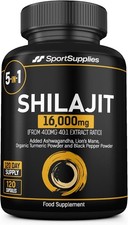 Capsules 16,000mg -120 Days Supply - 60% Fulvic Acid - Added Ashwagandh