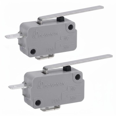 KW3-0Z Replacement Lever Micro Switch 2-Pk, 16A 125/250V, for Air Fryers