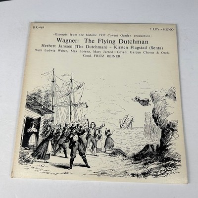 Wagner The Flying Dutchman 2LP Mono Record 1978 RR-469 Classical 33RPM