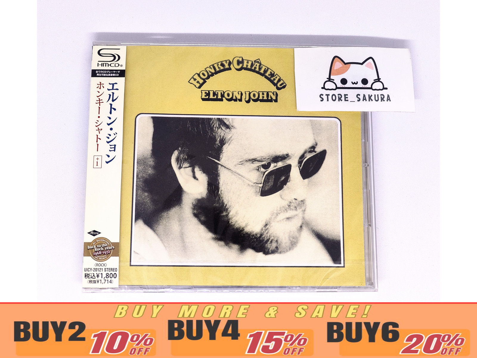 Elton John Honky Chateau SHM with Bonus Track From Japan CD 11tracks OBI