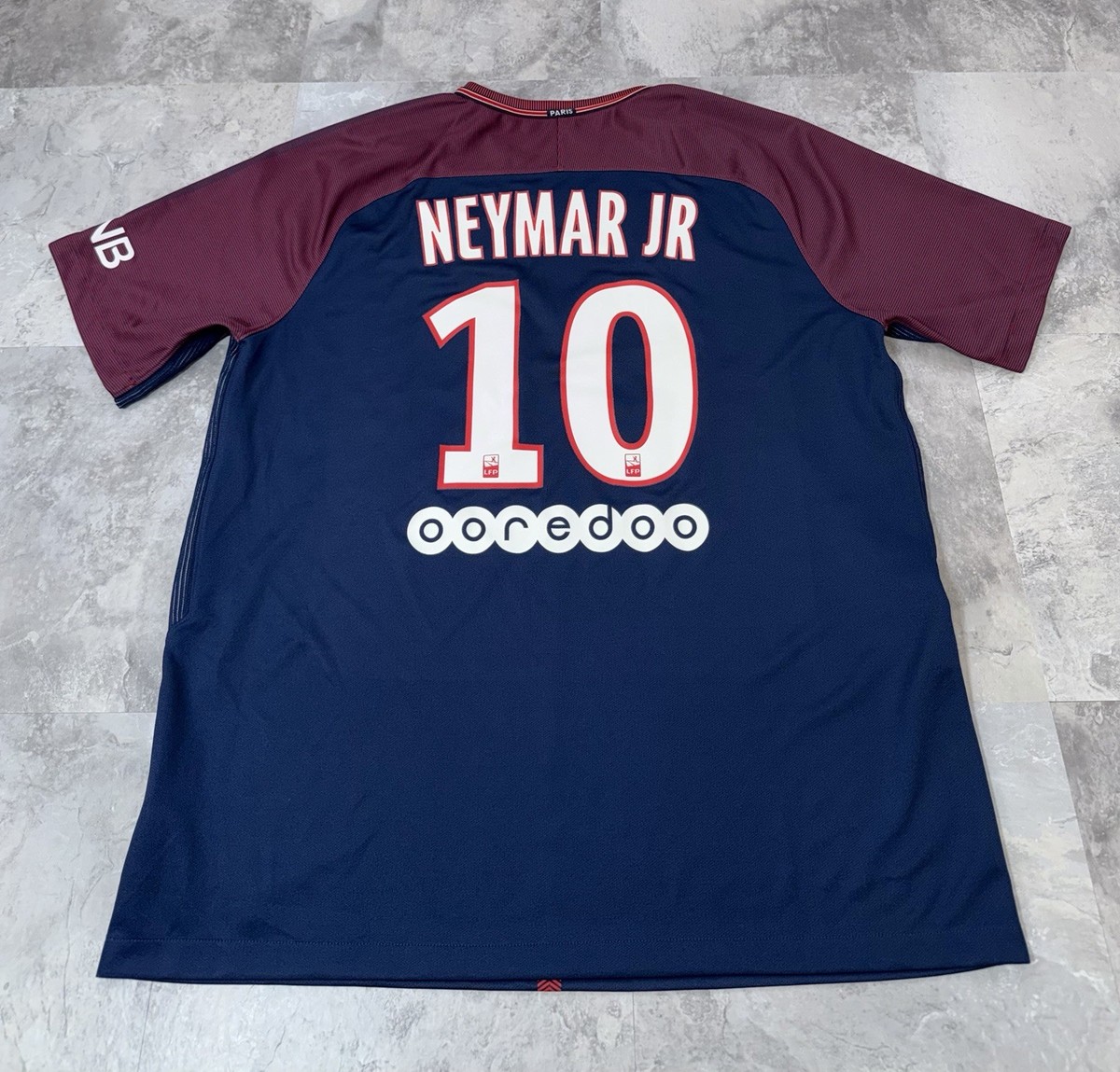 2017 Nike Paris Saint-Germain Neymar Jr #10 Soccer Jersey Navy