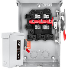 2026 Upgrade 30 Amp Disconnect Switch,2 Pole Safety Switch,Non-Fusible,Nema 3R S