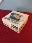NIB Pyrex Covered Casserole Cook N Carry 2qt Blue Hearts Fabric Holder 1988 VTG