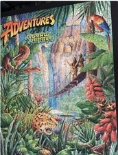 Vintage Springbok Puzzle 1000 Piece The Adventures Of The Jigsaw Jungle Complete