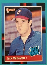 1988  Donruss Rated Rookie #47 Jack McDowell  Chicago White Sox Baseball Card X1. rookie card picture