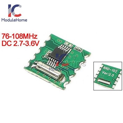10PCS FM Stereo Radio Module RDA5807M RRD-102V2.0 Wireless Module for Arduino